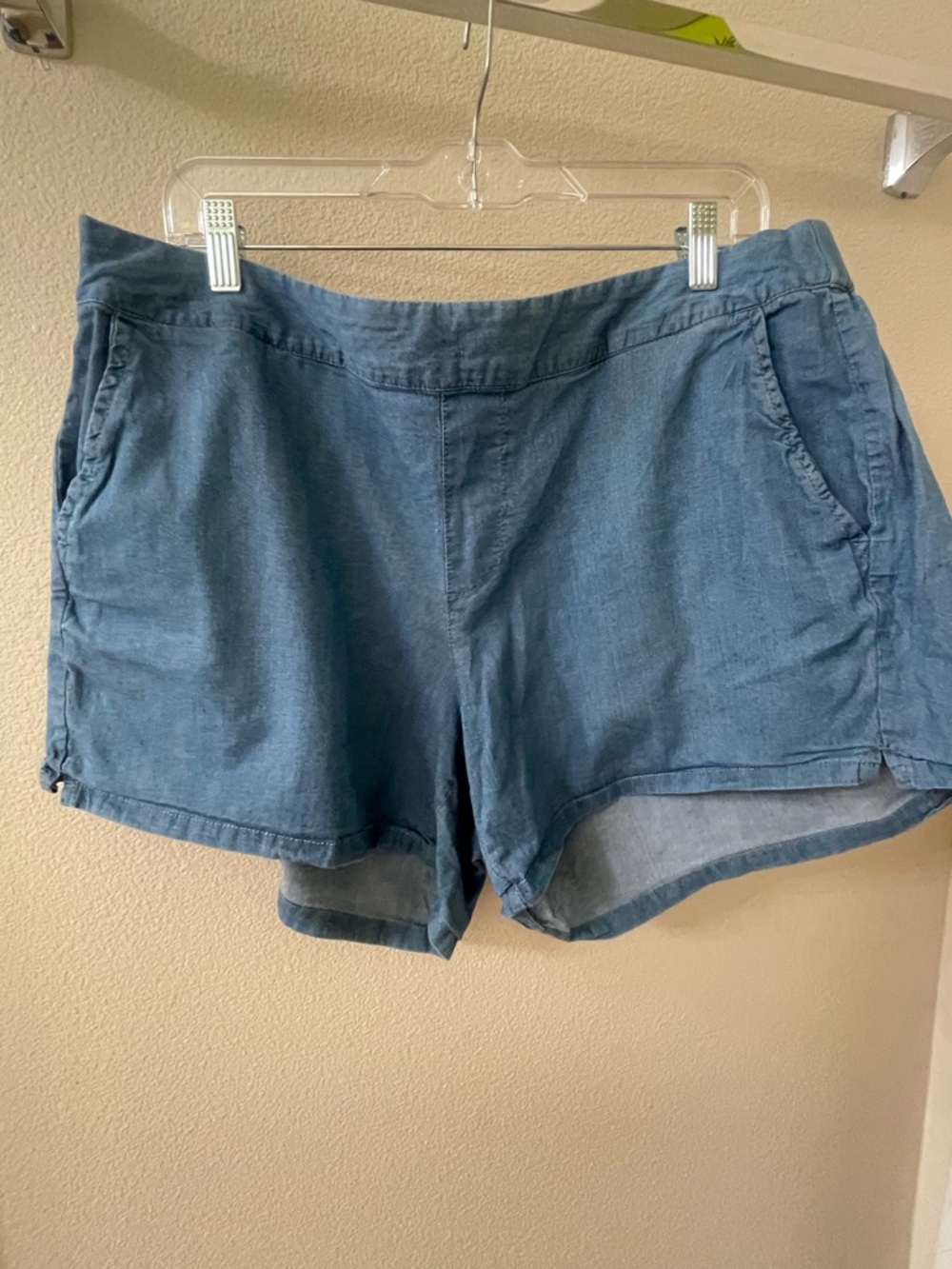 torrid Blue Chambray Casual Shorts